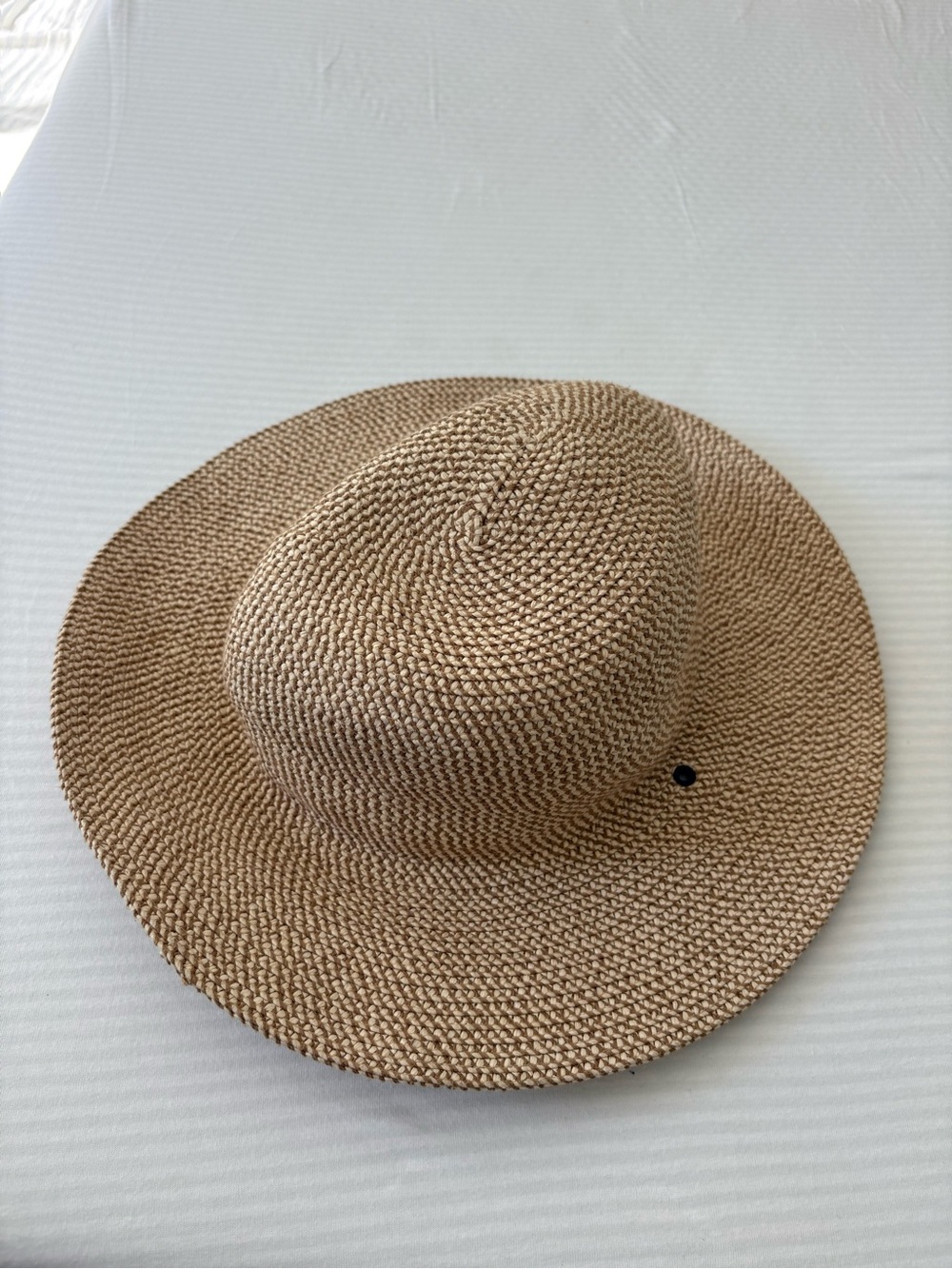 Straw Fedora Hat in Tan